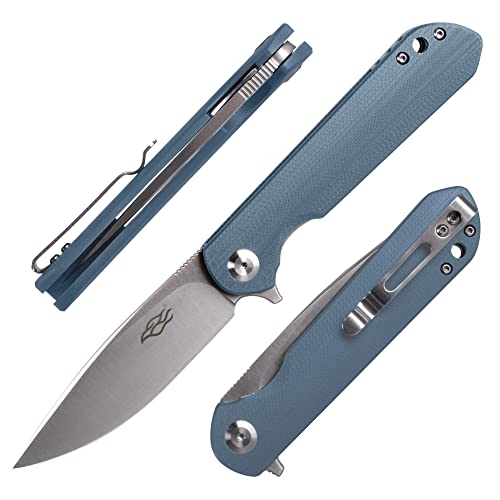Ganzo Messer FH41 Taschenmesser Outdoormesser, D2 Stahl, Flipper Lock, Farbe:Grau