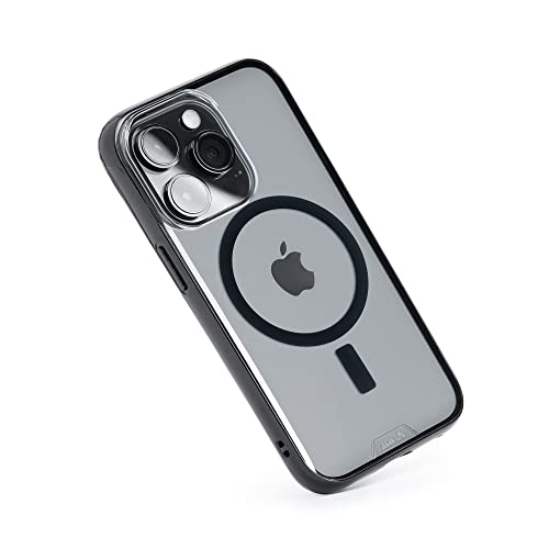 Mous - Transparente Hülle für iPhone 14 Pro – Klarheit 2.0 – voll MagSafe kompatibel – kratzfestes, kristallklares und schlankes Design