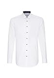 Seidensticker Herren Business Hemd Shaped Fit Businesshemd, Weiß (Weiß 01), (Herstellergröße: 42)