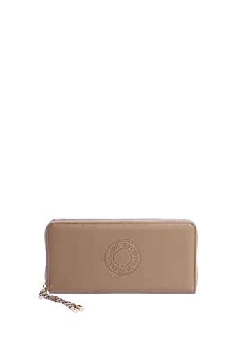 DON ALGODON - Damen-Geldbörse mit Kartenfächern für Damen - Geldbörse und Geldbeutel Sigrid, beige, 20x2x10 cm