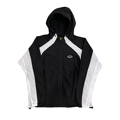 Suphyee Cortez Corteiz Hooded Jacket | Retro Vintage 70s 80s Style Cortez FL Pullover Hoodie,Sports Coat Sports Jacket For Women Athletic Jacket Flexible Design Trend Collocation Loose Fit Perfect