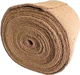 Nagerteppich aus 100% Kokosfasern ohne Latex, 1 x 5 m, ca. 10mm dick , insg. 5m² (EUR 6,38 /m²),geeignet als Bodenabdeckung im Käfig für Kaninchen, Hamster und andere Nager, Nager-Teppich