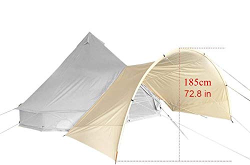 Sport Tent Bell Zelt Zubehör Veranda Camping Markise Sonnenschutz Shelter Glamping Zelt Porch Arch Awning Sunshade Außenzelt