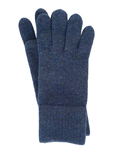 FosterNatur , Merino Damen Handschuhe Fingerhandschuhe Winterhandschuhe, 100% Wolle (Cosmos, Gr. 6)