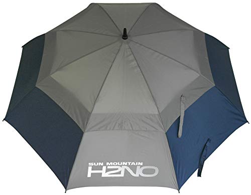 Sun Mountain Unisex H2NO Doppel-Schirm, Marineblau/Grau, 152,4 cm