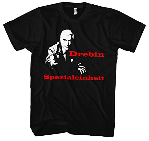 Drebin Spezialeinheit Männer Herren T-Shirt | Nackte Kanone Leslie Nielsen Naked Gun (4XL)