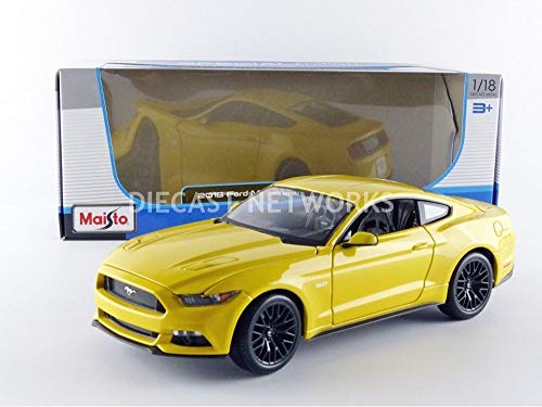 Maisto – 31197y – Ford Mustang GT – 2015 – Echelle 1/18 – Gelb