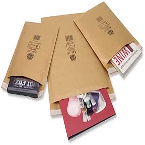 Jiffy Airkraft Versandtaschen für Bücher (Größe 5, 260 x 345 mm), 50 Stück braun