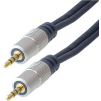 shiverpeaks sp-PROFESSIONAL Audio-Kabel 10 m 3.5mm Blau - Chrom (SP30812-10)