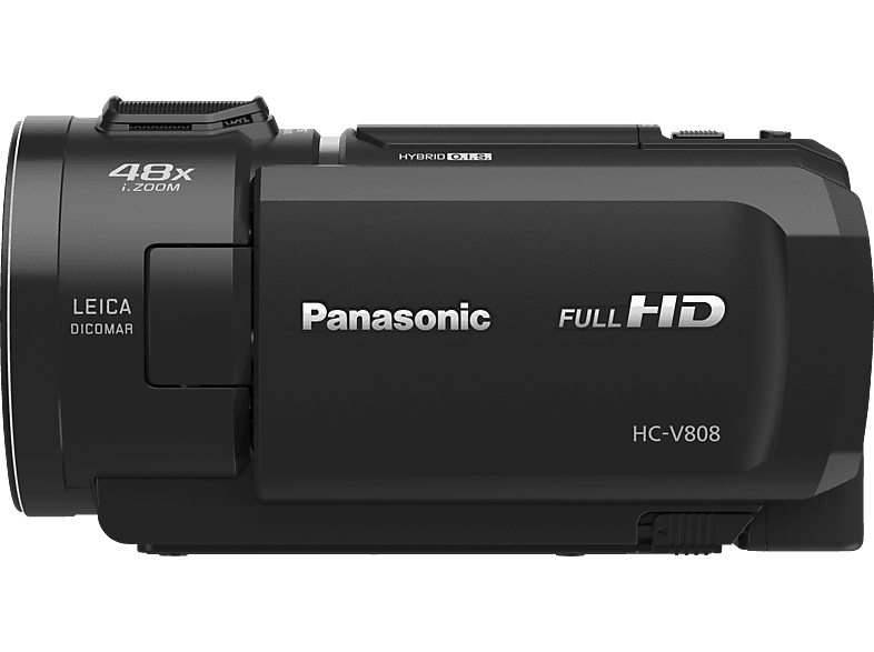 PANASONIC HC-V808EG-K LEICA Camcorder , BSI-MOS 8,57 Megapixel, 24xopt. Zoom