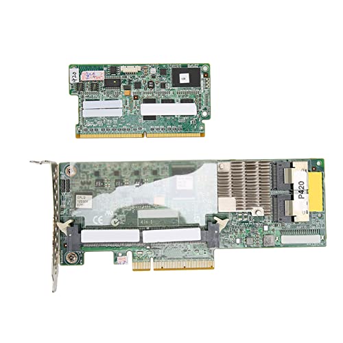 Pasamer Server Bay Card Adapter, 6 GB Plug and Play 2 Port Server Bay Card Erweiterte Speicherfunktionen Verbessertes Design für Rackmount-Server