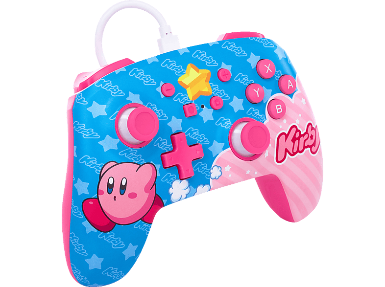 POWERA kabelgebundener Controller- Kirby Controller Mehrfarbig für Nintendo Switch OLED,