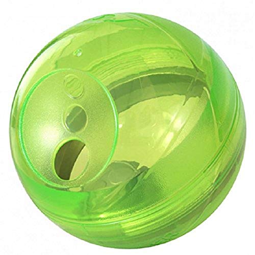 Rogz TUM03-L Tumbler Beschäftigungsball, M, grün