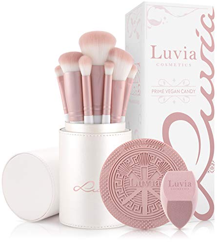 Luvia Cosmetics Kosmetikpinsel-Set Prime Vegan Candy, (10 tlg.)