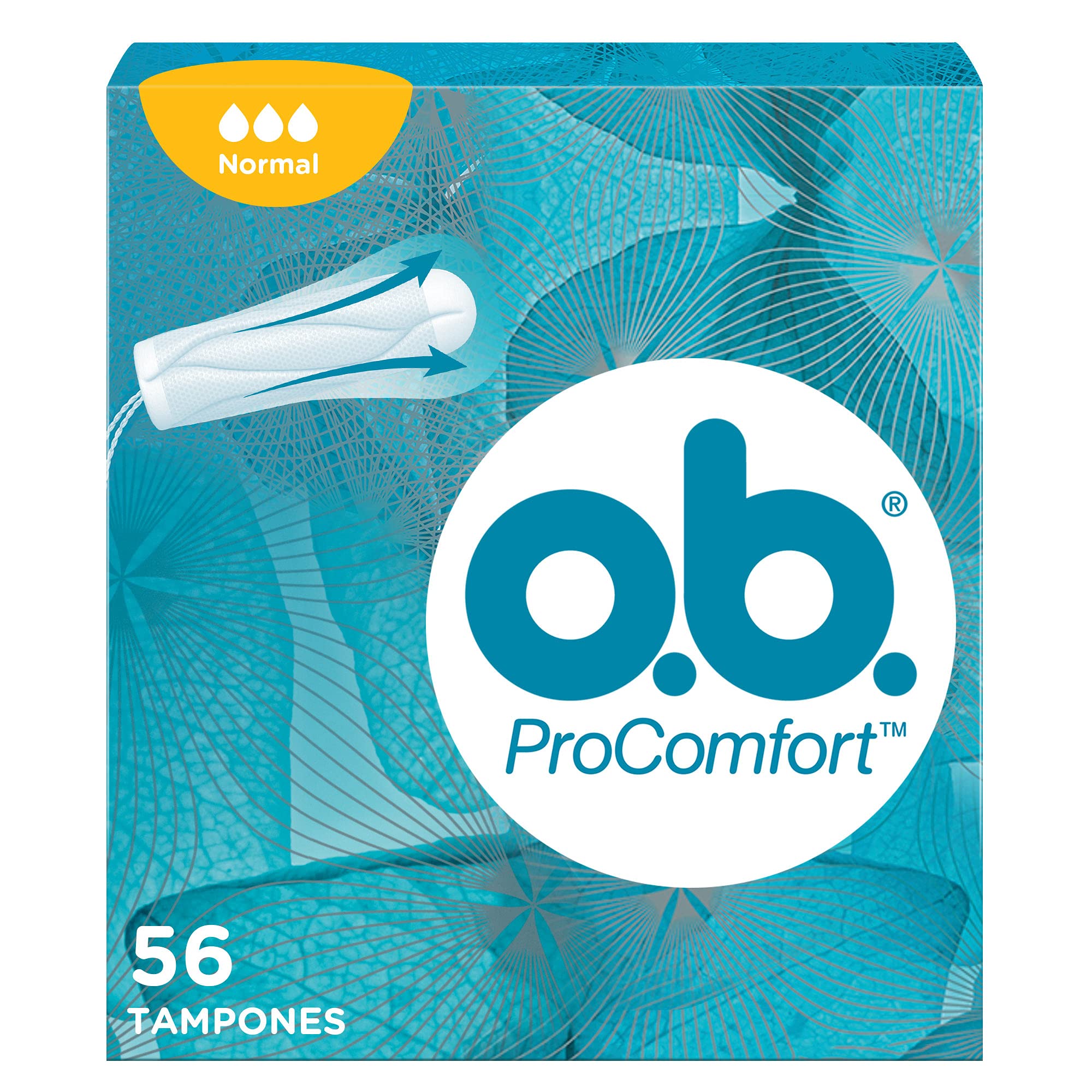O.B. ProComfort Tampons Normal 56 Stück 56 Stück 160 g