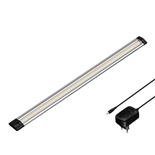 parlat LED Unterbau-Leuchte SIRIS mit Netzteil, flach, 50cm, 531lm, warm-weiß