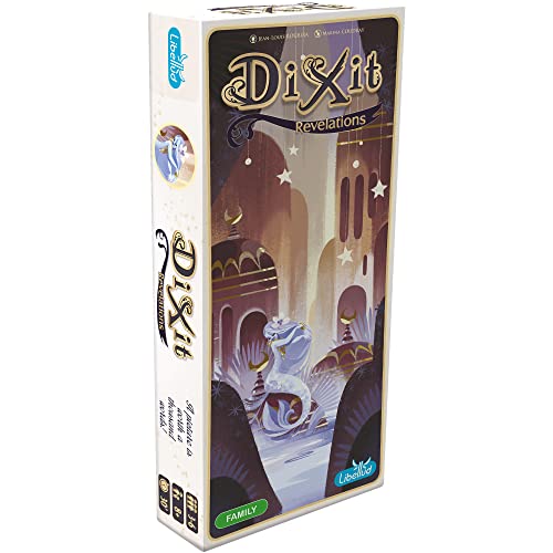 Libellud , Dixit Expansion 7: Revelations, Board Game, Ages 8+, 3 to 8 Players, 30 Minutes Playing Time
