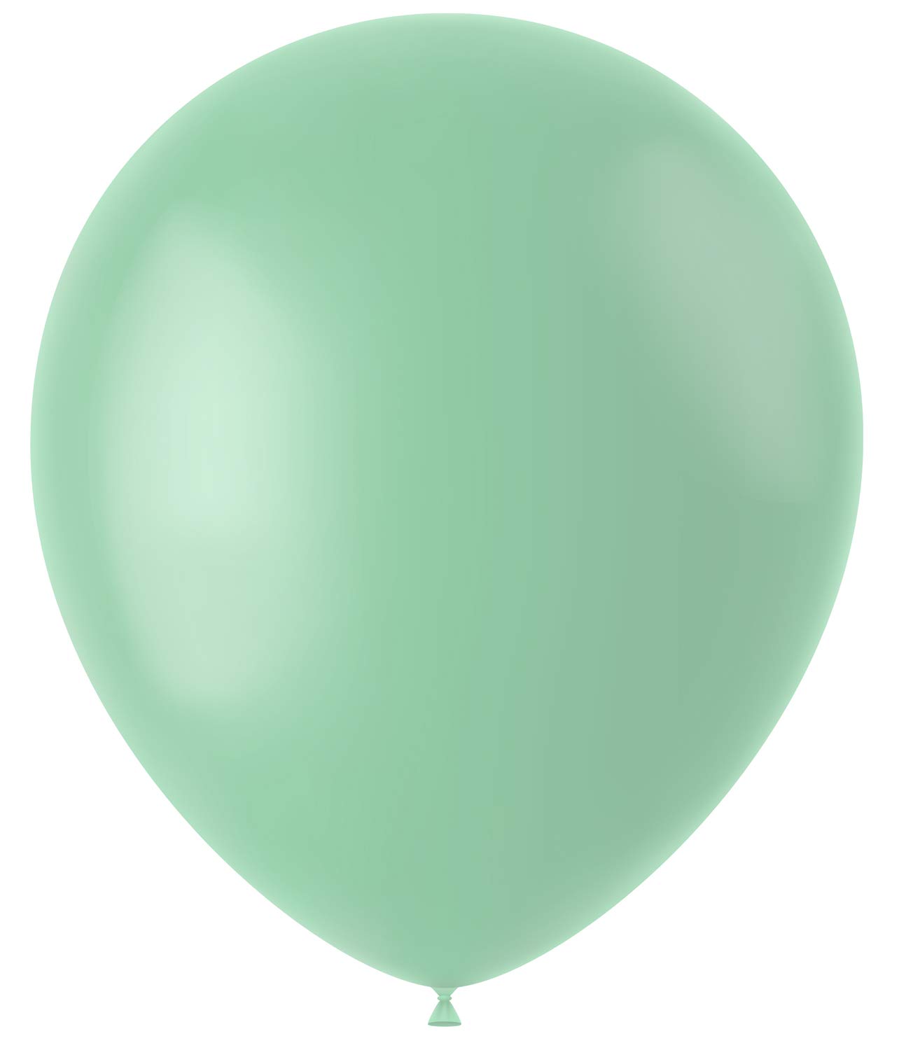 Folat 19654 - Latex Luftballons Oval - hellgrün matt - 33cm - 100 Stk.