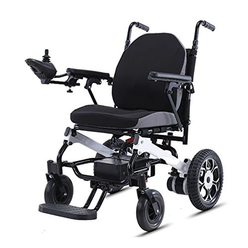 Elektrorollstuhl, Lithiumbatterie, zusammenklappbarer Rollstuhl, 250 W x 2, intelligente Motorlast, 120 kg, für ältere Menschen (12a)