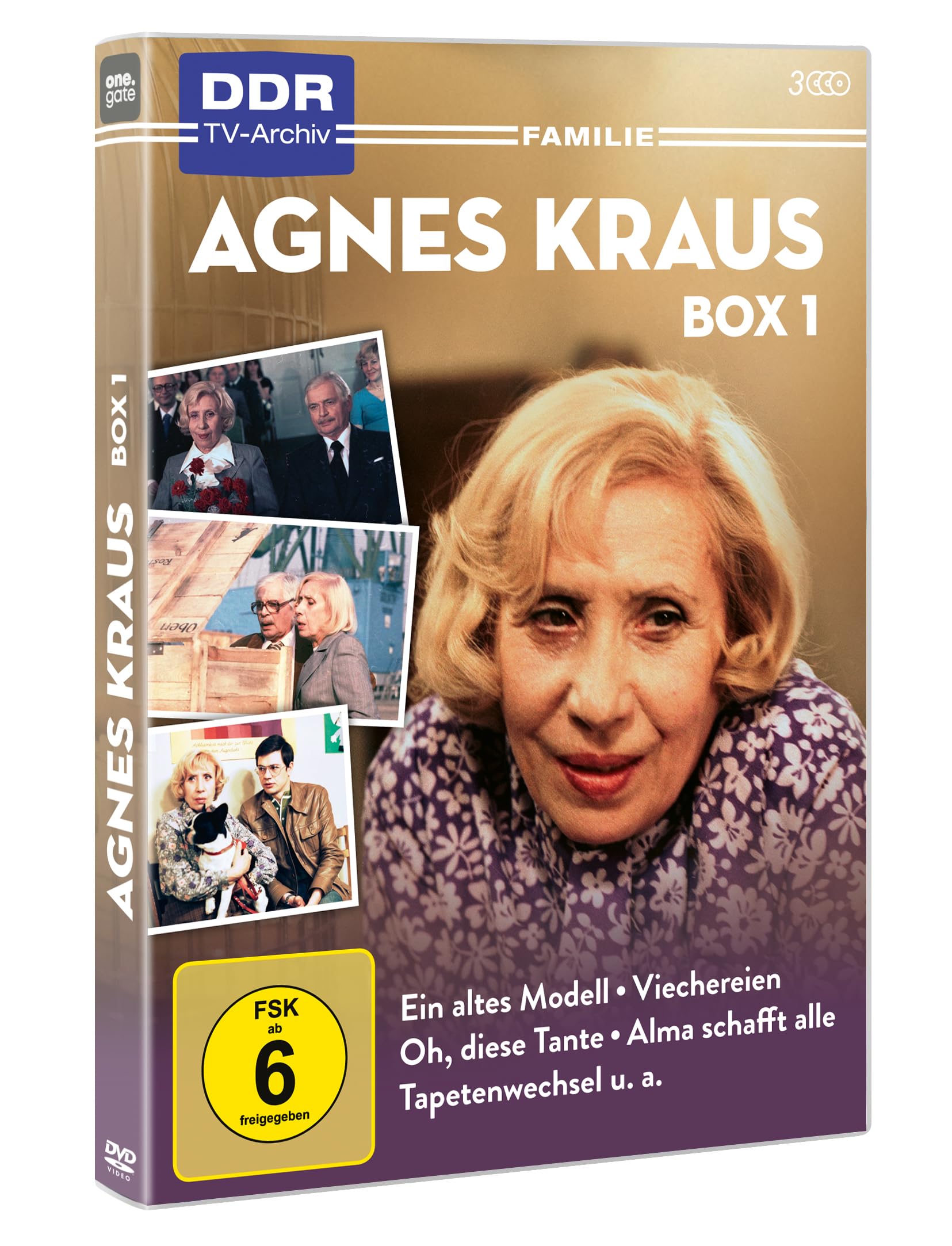 Agnes Kraus - Box 1 (Ein altes Modell, Viechereien, Oh, diese Tante, Alma schafft alle, Tapetenwechsel, Porträt per Telefon, Schauspielereien) (DDR TV-Archiv) [3 DVDs]