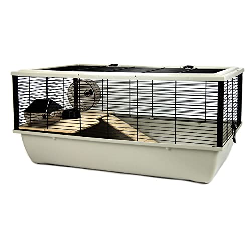 Little Friends Grosvenor Ratten- und Hamster-Käfig mit Holz-Podest und -Leiter