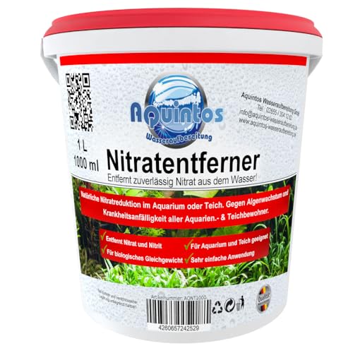 Aquintos Resin N Nitratharz - Nitratentferner für Aquaristik - Aquarium Wasserfilter (1 Liter)