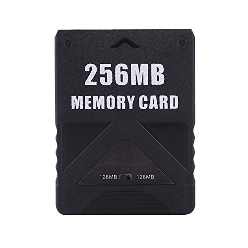 8 MB/32 MB/64 MB/128 MB/256 MB Externe Speicherkarte für Sony Playstation 2 PS2-Spielekonsole, Plug & Play(256 MB)