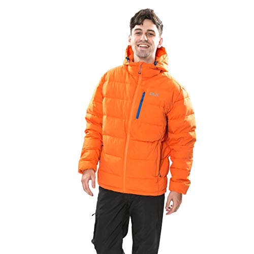 Trespass Herren Crane DLX Kapuzen Daunenjacke, Orange (Sunrise), XS