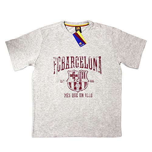 Offizielles FC Barcelona T-Shirt "Modern Style" grau (XXXL)