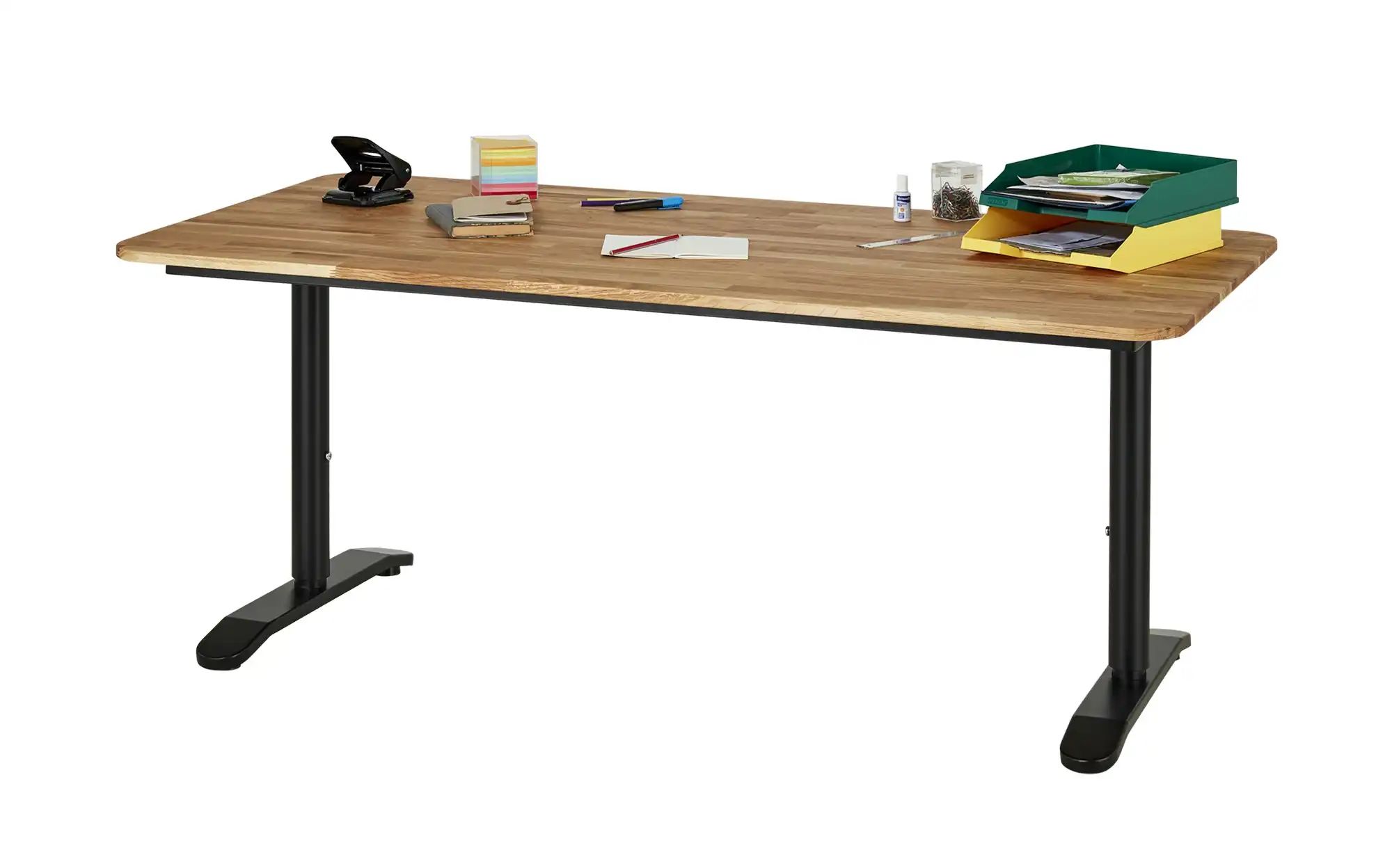 Schreibtisch ¦ holzfarben ¦ Maße (cm): B: 160 H: 65 T: 80 Tische > Bürotische - Möbel Kraft 3