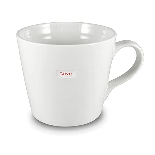 XL Statement Henkeltasse Love Rot 500 ml Keith Brymer Jones Word Range Kaffee-Tasse Porzellan Keramik