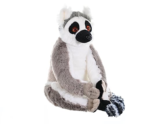 Wild Republic 10948 Plüsch Ringelschwanz Lemur Katta, Cuddlekins Kuscheltier, Plüschtier, 30 cm