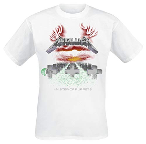 Metallica Master of Puppets T-Shirt weiß M