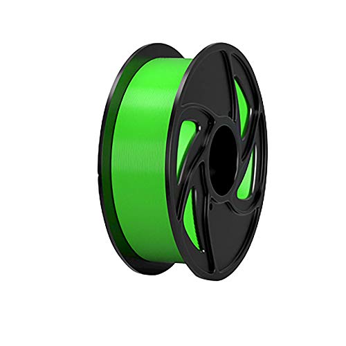 PLA + Filament 1,75 Mm PLA Hochfestes 3D-Druckfilament 1 Kg Spule PLA-Druckmaterial Für 3D-Drucker Schwarze Und Blaue PLA(Color:Grün)