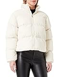 Urban Classics Damen Ladies Short Peached Puffer Jacket Jacke, whitesand, L