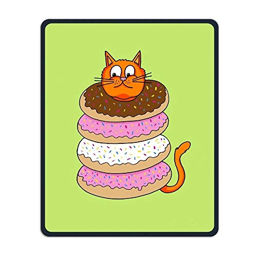 Präzision und dauerhafte Katzen im Donut - Zu Meiner Eigenen Mousepad Wasserdichte Maske und Anti - Rutsch - Basis Forschung Spielen, die für Das Amt Mousepad von Mann und Frau