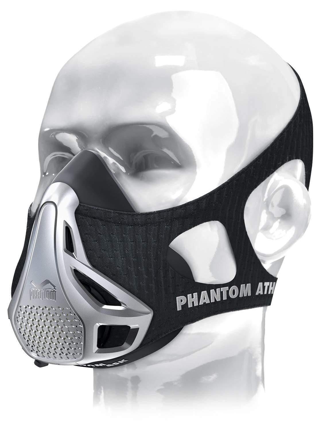 Phantom Athletics Erwachsene Training Mask Trainingsmaske - Silber