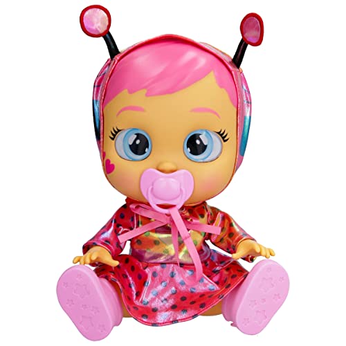Cry Babies Lady - Interactive Puppe, die echte Tränen weint mit ausziehbarem Outfit!-Geschenk Spielzeug für Kinder ab 18 Monaten