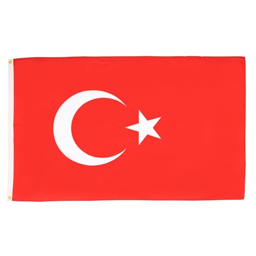 AZ FLAG Flagge TÜRKEI 250x150cm - TÜRKISCHE Fahne 150 x 250 cm - flaggen Top Qualität