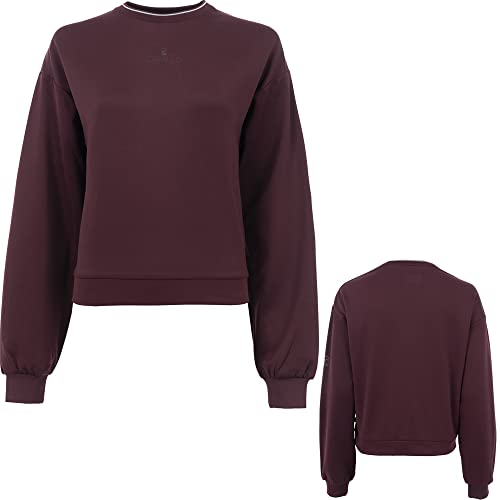 Cavallo Oversize-Sweatshirt EISKE in red Wine, Größe:46, Cavallo:red Wine