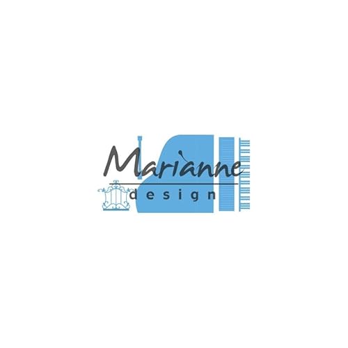Marianne Design Creatables Piano, Metal, Blue, 16.0 x 18.5 x 0.5 cm