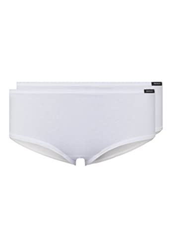 Skiny Damen Panty Advantage Cotton, 4er Pack (36, White)