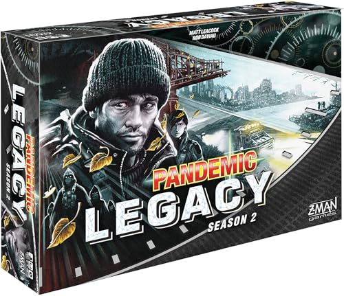 Z-Man Games ZM7172 Pandemic Legacy Season 2 ,Black Version, Brettspiel englisch
