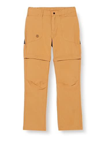 Color Kids Unisex Kinder Pants with Zip Off Regenhose, Tabacco Brown, 152