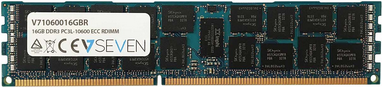 V7 V71060016GBR Server DDR3 DIMM Arbeitsspeicher 16GB (1333MHZ, CL9, PC3-10600, 240pin, 1.35 Volt, Registered ECC)