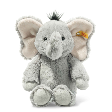 Steiff 064982 Kuscheltier Elefant Ella 30 cm sitzend grau Soft Cuddly Friends Plüschtier Stofftier Spielzeug Baby Kind Plüsch