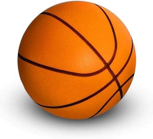 DLAIUSMALL Silent Basketball, Schaumstoff-Basketball, Indoor-Trainingsball (21 cm)