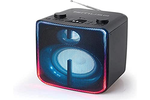 Muse M-1802 DJ Schwarz Bluetooth-Lautsprecher für Partys mit Akku