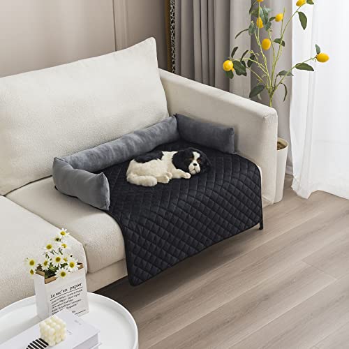 Hundebetten Hundekissen - Sofaschutz, OKYUK handgefertigtes Hundebett waschbar, hundekissen，Couchkissen, Hundematte Flauschiges Hundebett für große, mittelgroße & kleine HundeGrosse (75*75cm)