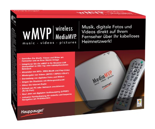 Hauppauge WMVP Media Adapter (Media Adapter für die kabellose Übertragung von Musik, Video und Photos vom PC auf den Fernseher)